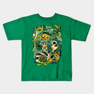 CAT -  12 Zodiac Animals Kids T-Shirt